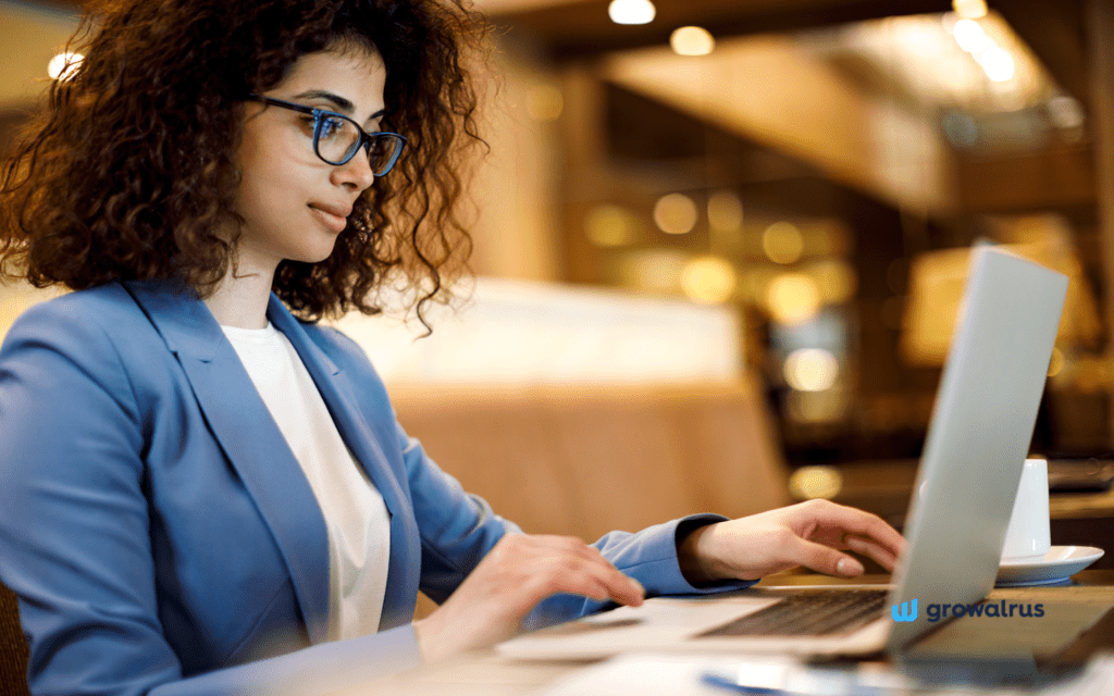 Website visitor subscribing through an email opt-in form, symbolizing effective list-building and higher conversion rates in email marketing